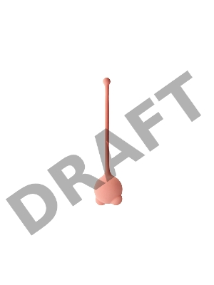 Вагинальные шарики Omi, цвет персиковый (LYRA)