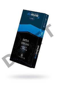 Презервативы Luxe DOMINO CLASSIC Extra Strong 6 шт, 18 см
