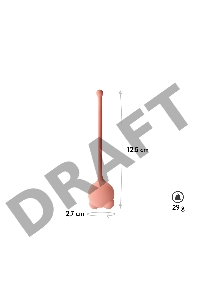 Вагинальные шарики Omi, цвет персиковый (LYRA)