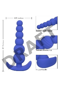 Анальная пробка из силикона CHEEKY X-6 BEADS