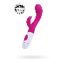 Вибратор с клиторальным стимулятором TOYFA A-Toys Nessy, силикон, розовый, 20 см