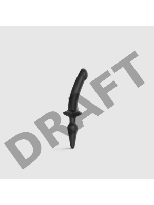 Фаллоимитатор Strap-On-Me Switch Plug-In Semi-Realistic черный S