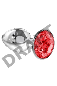 Анальная пробка Diamond Red Sparkle Small 4009-06Lola