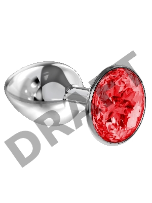 Анальная пробка Diamond Red Sparkle Small 4009-06Lola