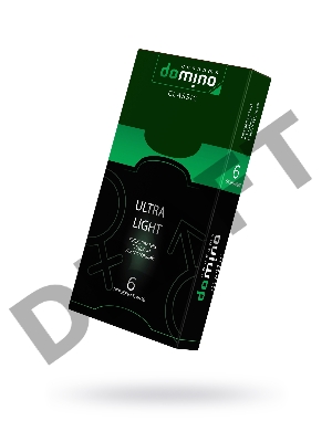 Презервативы Luxe DOMINO CLASSIC Ultra Light 6 шт, 18 см