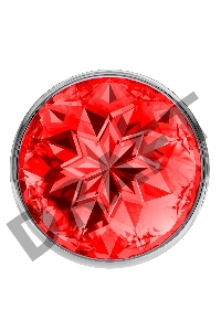 Анальная пробка Diamond Red Sparkle Small 4009-06Lola