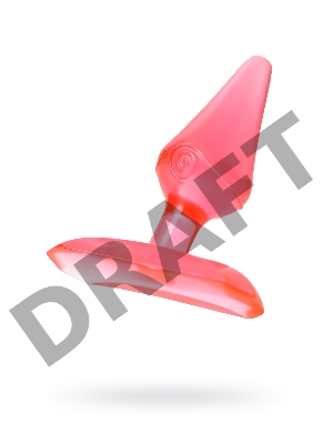 Анальная втулка TOYFA, ABS пластик, красная, 6,5 см, Ø 2,5 см