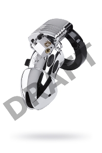 Электростимулятор Mystim Pubic Enemy No 1, хирургическая сталь, серебряный, 8,2 см