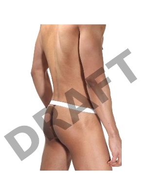 Трусы мужские кружевные фиолетовые L/XL