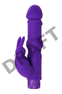 Нереалистичный вибратор TOYFA A-Toys, силикон, фиолетовый, 18 см