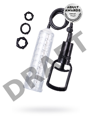 Помпа для пениса TOYFA A-Toys, TPE, прозрачный, 23,5 см