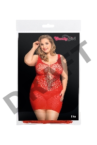 Платье Candy Girl Ella красное, 2XL