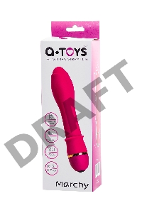 Нереалистичный вибратор A-Toys by TOYFA Marchy, силикон, розовый, 16,6 см, Ø 3