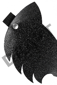 Маска Pecado BDSM, с ушками кошки закрытая, натуральная кожа, чёрная