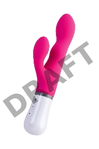 Вибратор LOVENSE Nora с клиторальным стимулятором, силикон, розовый, 20 см
