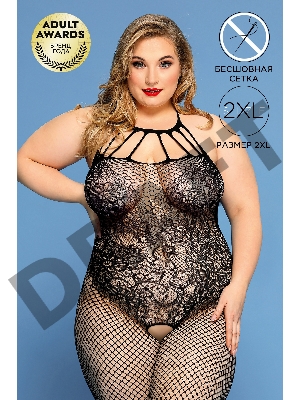 Костюм-сетка Candy Girl Hera, черный, 2XL