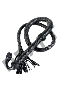 Кнут Плеть TOYFA Theatre кожаный, cерый, 1,75 м