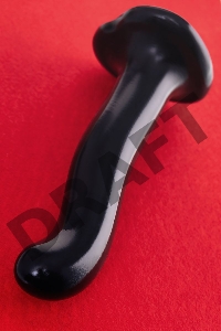 Ремневой нереалистичный страпон Strap-on-me, P&G SPOT, L, силикон, черный, 19 см.