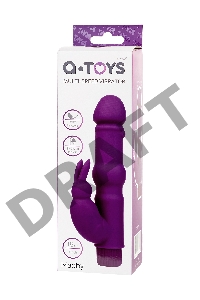 Нереалистичный вибратор TOYFA A-Toys, силикон, фиолетовый, 18 см