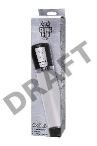 Автоматическая помпа для пениса Sexus Men Expert Sigurd, ABS-пластик, черная, 29 см