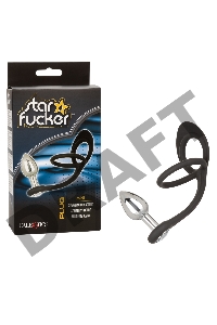 Анальная пробка с эрекционным кольцом STARFUCKER MINI PLUG