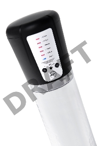 Автоматическая помпа для пениса Sexus Men Expert Sigurd, ABS-пластик, черная, 29 см