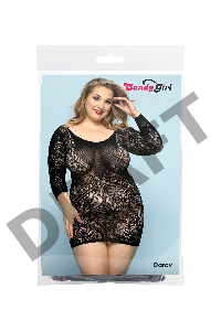 Платье Candy Girl Darcy черное, 2XL