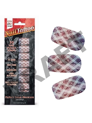 Набор лаковых полосок для ногтей Блестящий градиент Nail Foil