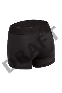 Черные трусы-боксеры BOUNDLESS BOXER BRIEF HARNESS S/M