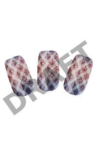 Набор лаковых полосок для ногтей Блестящий градиент Nail Foil