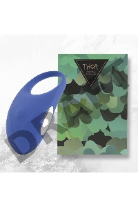 Синее кольцо с вибрацией Thor Cockring