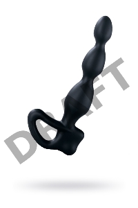 Электростимулятор Mystim Big Bend-itt, силикон, черный, 18 см