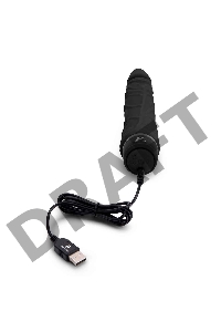 Универсальный черный вибромассажер 7 Realistic Vibrator