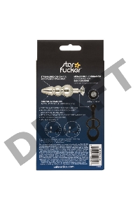 Анальная елочка с эрекционным кольцом STARFUCKER BEADED PLUG