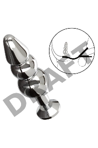 Анальная елочка с эрекционным кольцом STARFUCKER BEADED PLUG