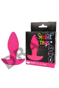 Розовая анальная втулка Sweet Toys - 8,5 см.