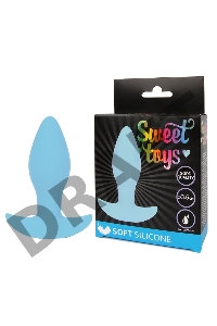 Голубая анальная втулка Sweet Toys - 8,5 см.