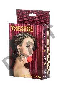 Кляп TOYFA Theatre, силикон, красный