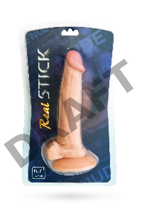 Фаллоимитатор TOYFA RealStick Nude реалистичный, телесный, 17 см