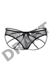 Трусики- бабочка SoftLine Collection, черный, S/L