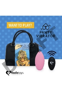 Розовый вибромассажер в трусики с пультом ДУ Panty Vibe Remote Controlled Vibrator