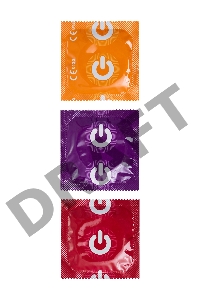 Презервативы On, fruit, color, ассорти, аромат, 18,5 см, 5,4 см, 15 шт.