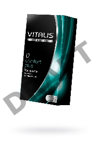 Презервативы VITALIS PREMIUM №12 comfort plus - анатомической формы (ширина 53mm)