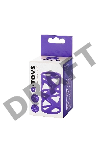 Насадка на пенис TOYFA A-Toys, силикон, фиолетовый, 7,5 см