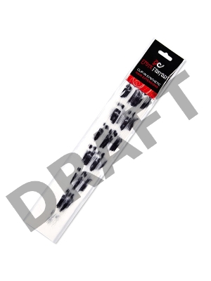 Черно-белые Clip-In локоны с принтом панды