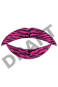 Lip Tattoo Тигровый розовый