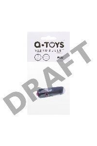 Вибропуля A-Toys Alli ABS пластик, черный, 5,5 см, Ø 1,7 см