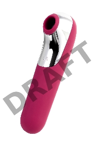 Вакуум-волновой бесконтактный стимулятор клитора Satisfyer Dual Love, силикон, красный, 16 см.