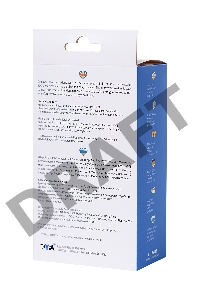 Анальная пробка A-Toys by TOYFA Nosh, силикон, синяя, 8,3 см