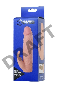 Насадка Toyfa XLover, для увеличения размера, TPE, телесный, 16,8 см